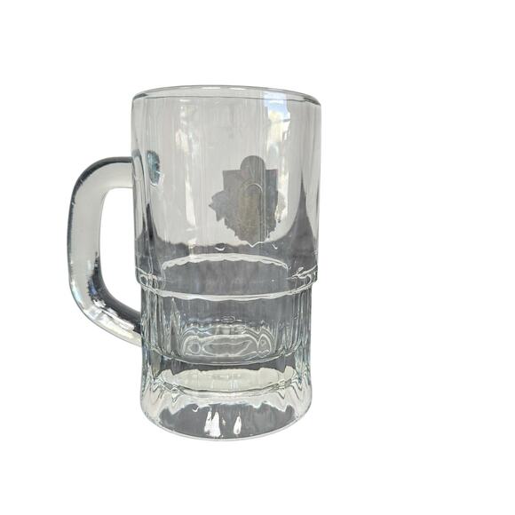 Vintage Benningan's Blarney Blast 1996 Beer Mug 6" Tall Clear Thick Glass 14oz - Picture 3 of 7
